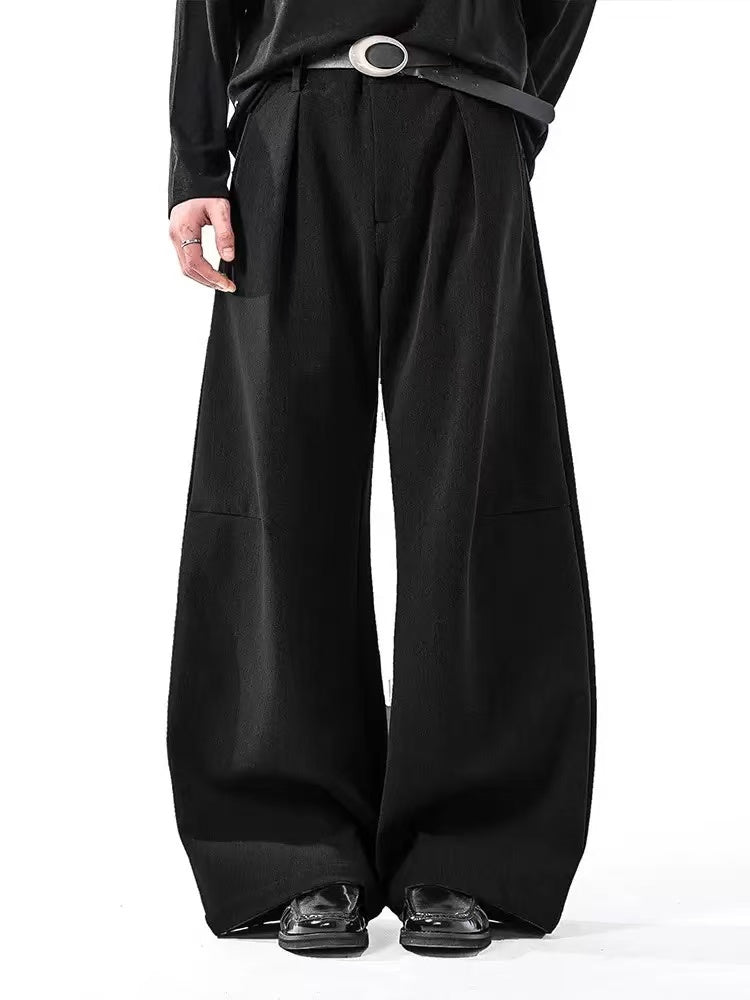 Wide-Leg Suit Pants