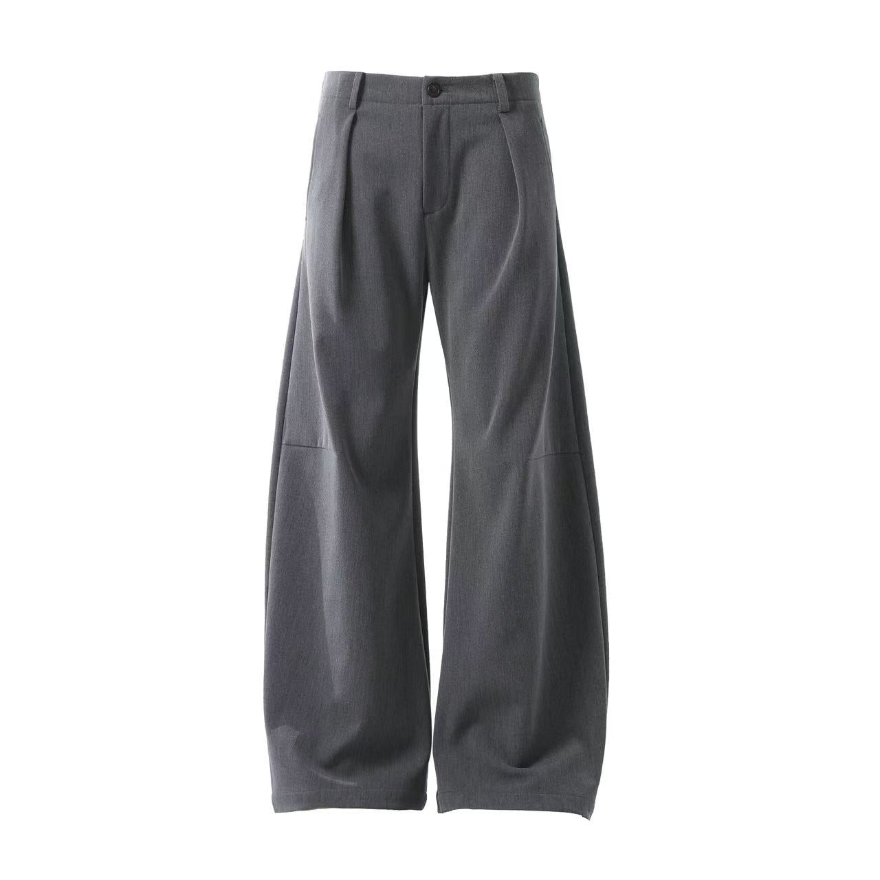 Wide-Leg Suit Pants