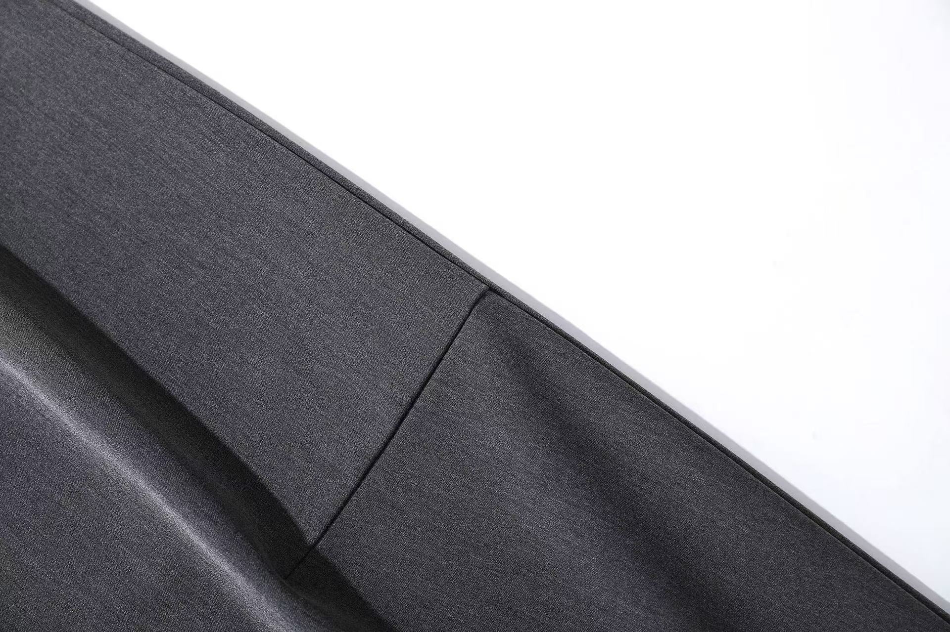 Wide-Leg Suit Pants
