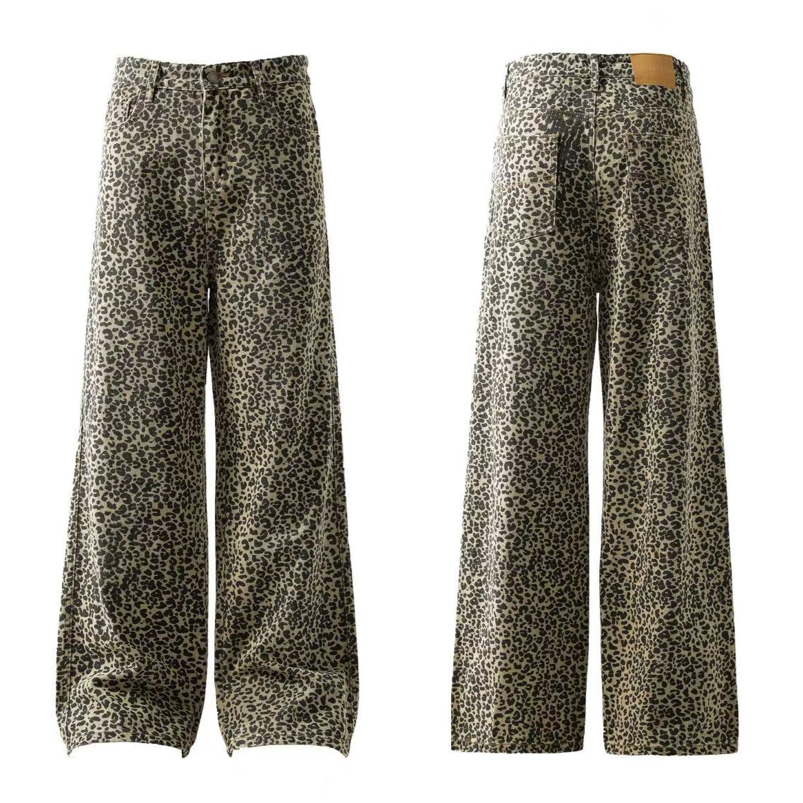 Leopard Print Jeans