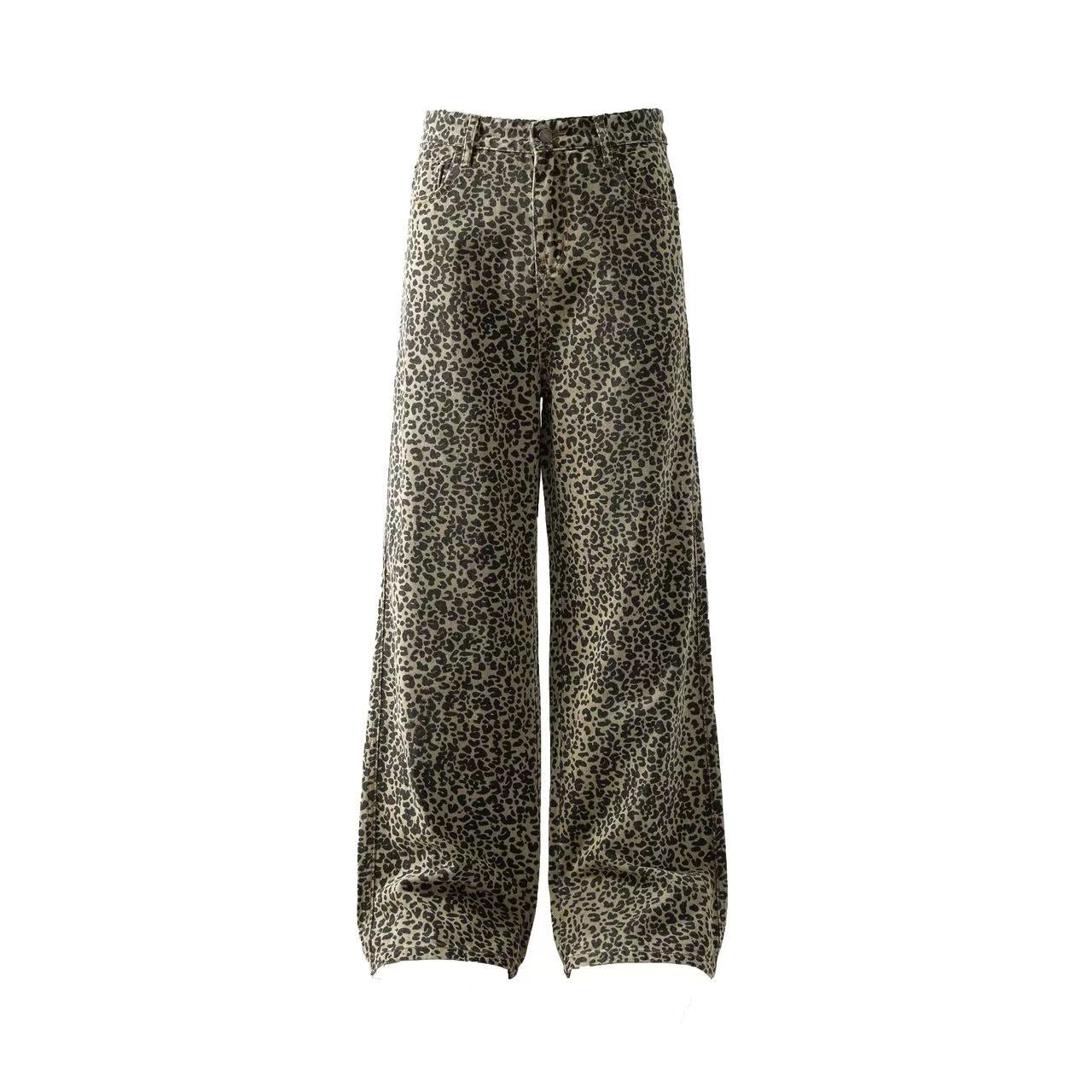 Leopard Print Jeans