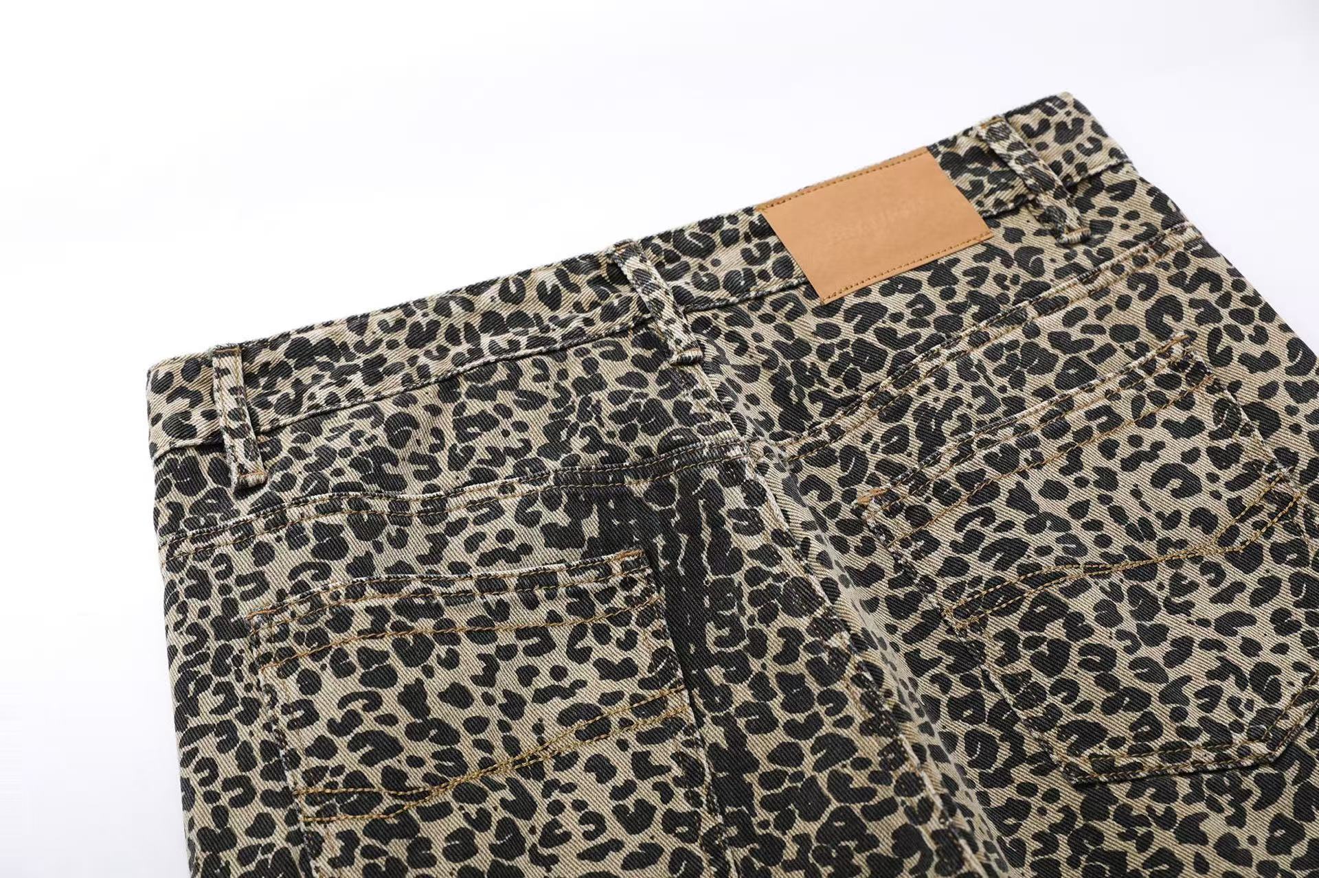 Leopard Print Jeans