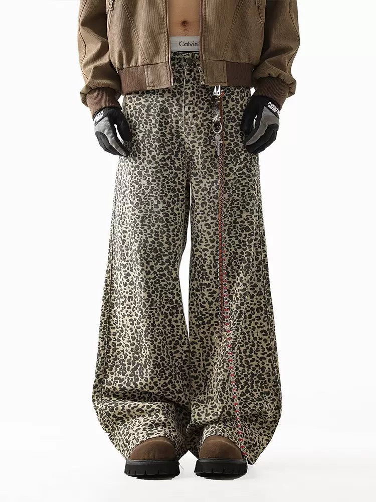 Leopard Print Jeans