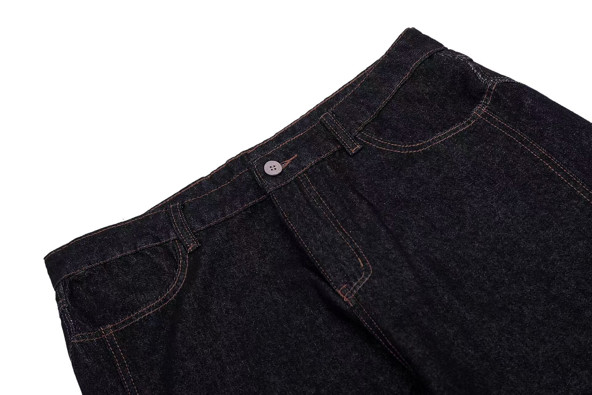 Distressed Wide-Leg Scythe Jeans