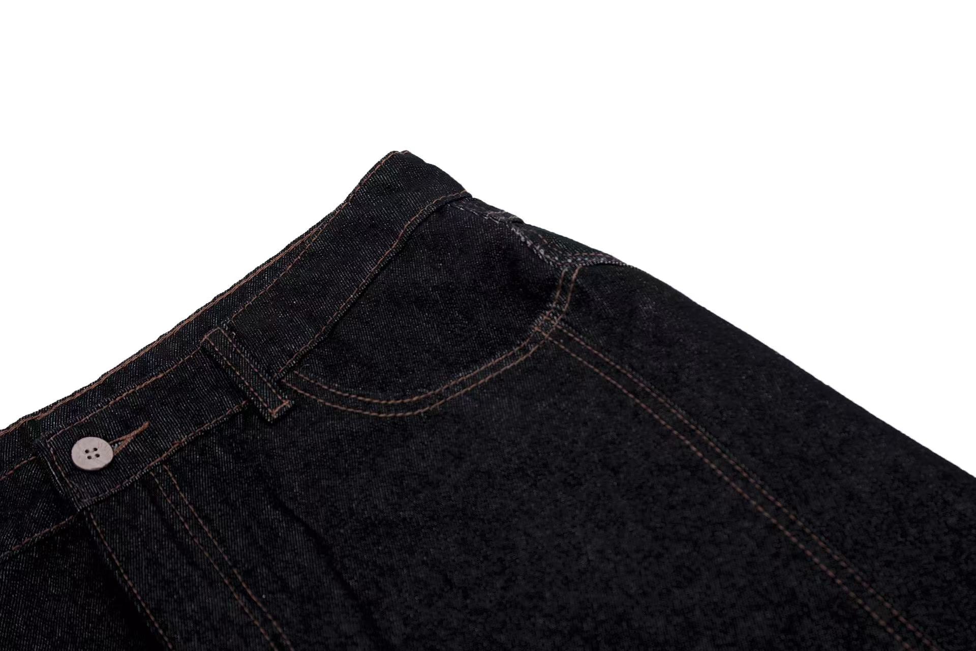 Distressed Wide-Leg Scythe Jeans