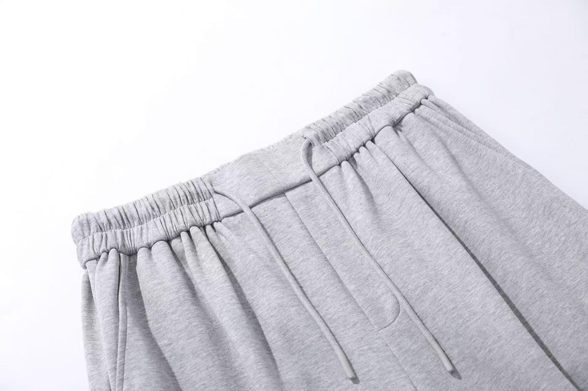 Street Style Wide-Leg Sweatpants