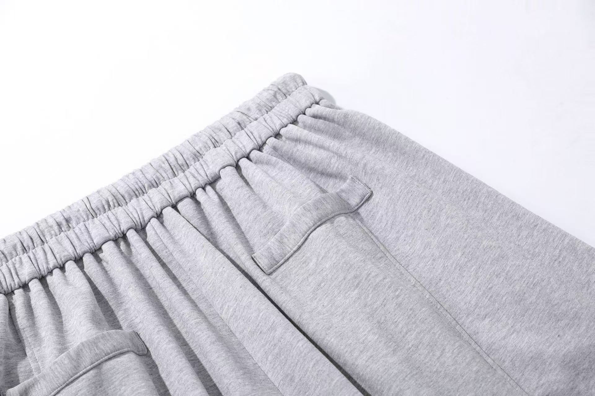 Street Style Wide-Leg Sweatpants