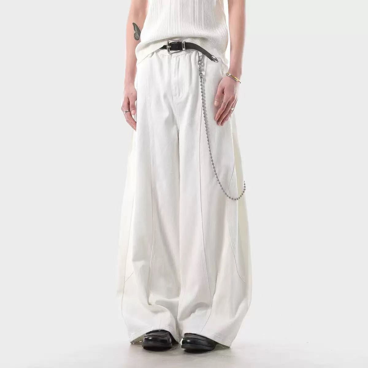 Wide-Leg Baggy Jeans