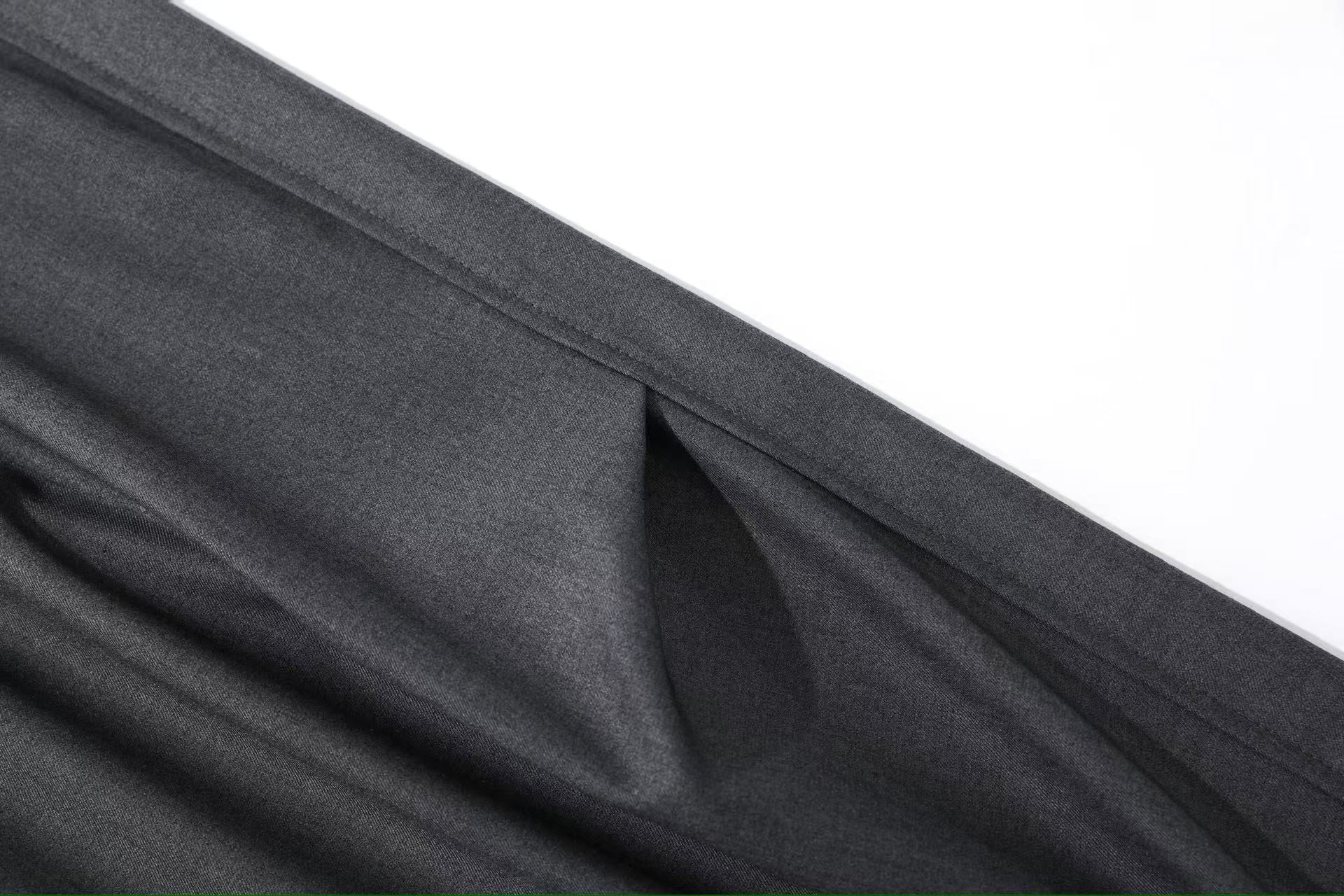 Wide-Leg Baggy Suit Pants