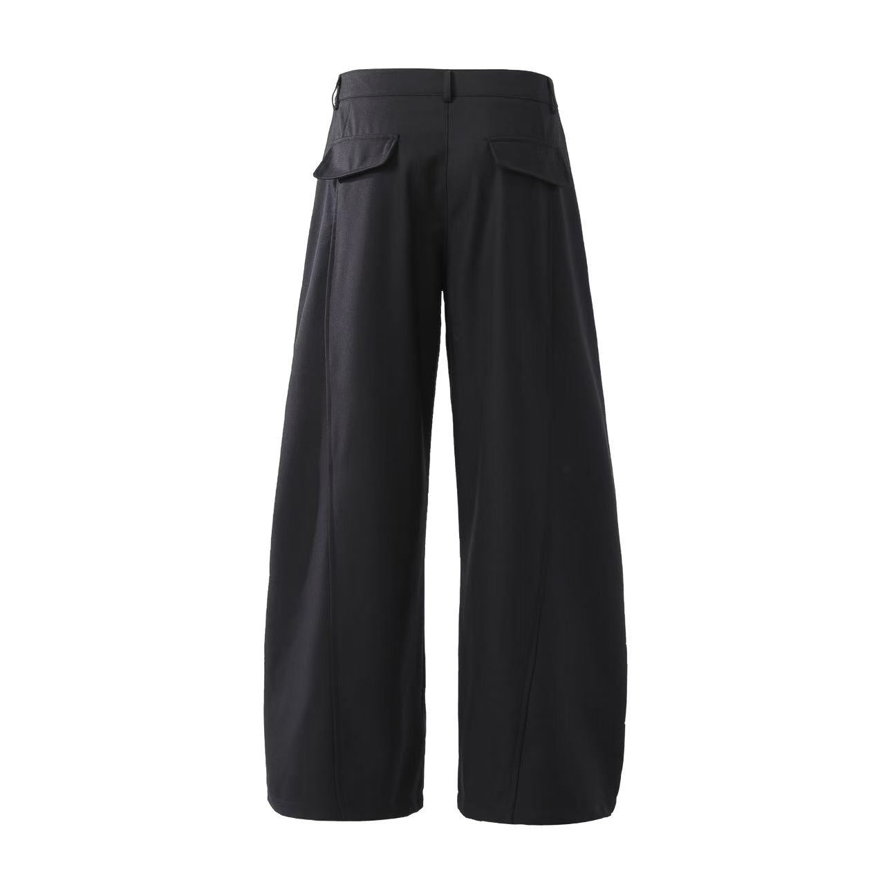 Wide-Leg Baggy Suit Pants