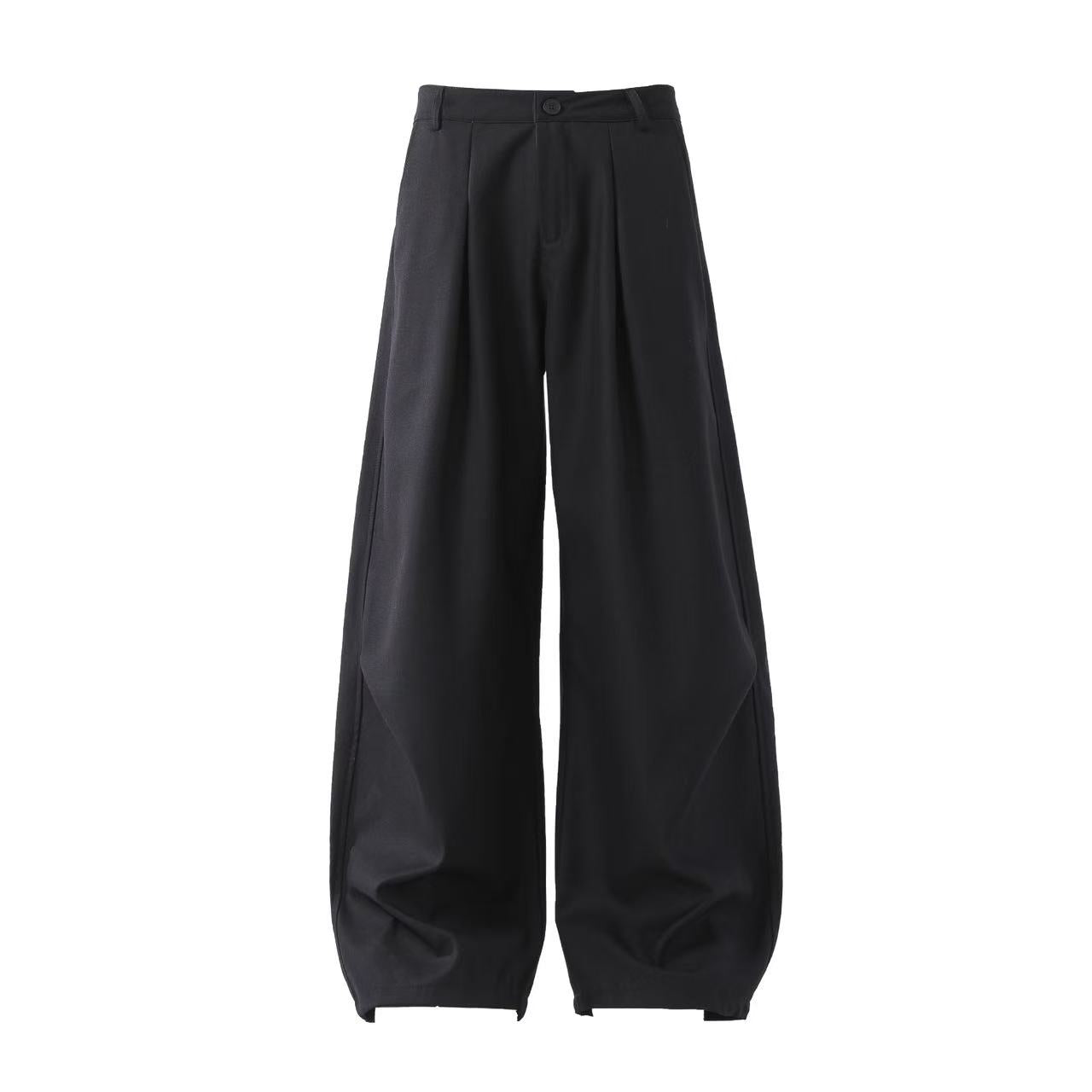 Wide-Leg Baggy Suit Pants