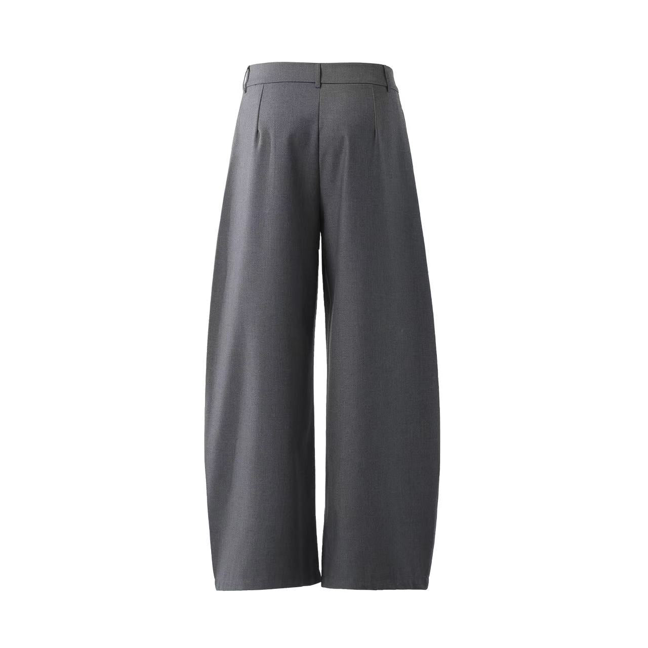 Deconstructed Wide-Leg Baggy Suit Pants