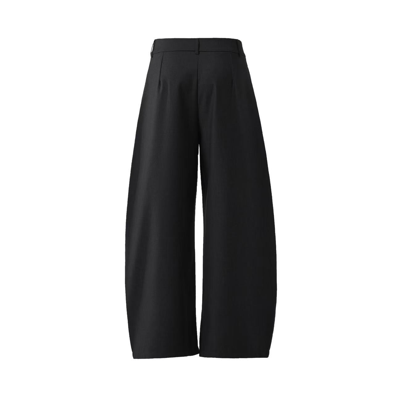 Deconstructed Wide-Leg Baggy Suit Pants