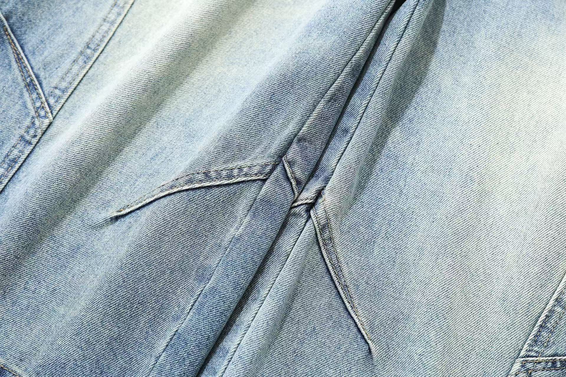 Wide-Leg  Baggy Knee-Length Shorts