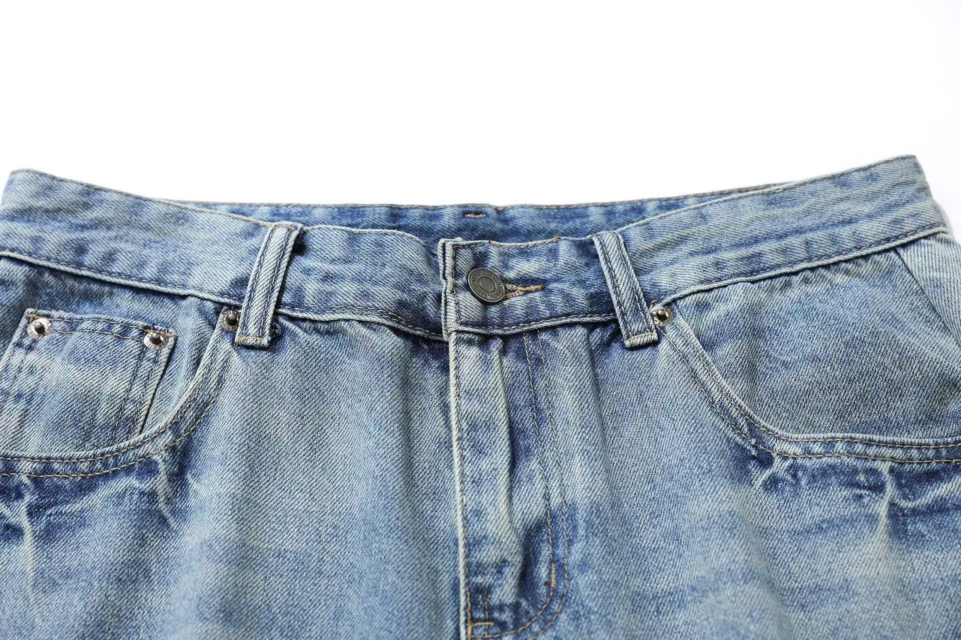 Wide-Leg  Baggy Knee-Length Shorts