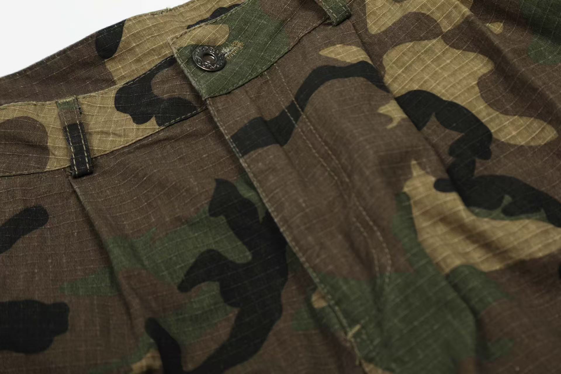 Camo Knee-Length Shorts
