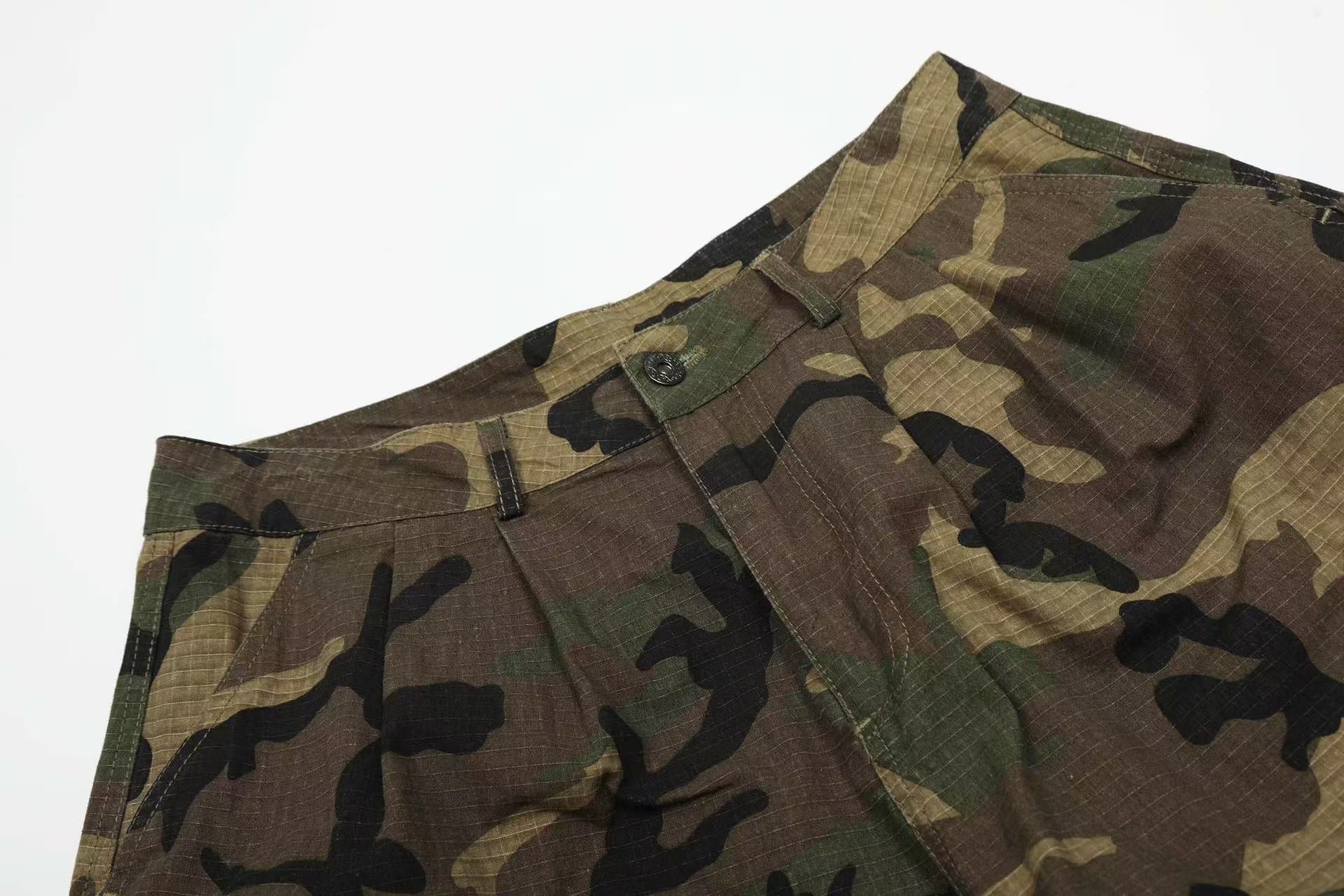 Camo Knee-Length Shorts