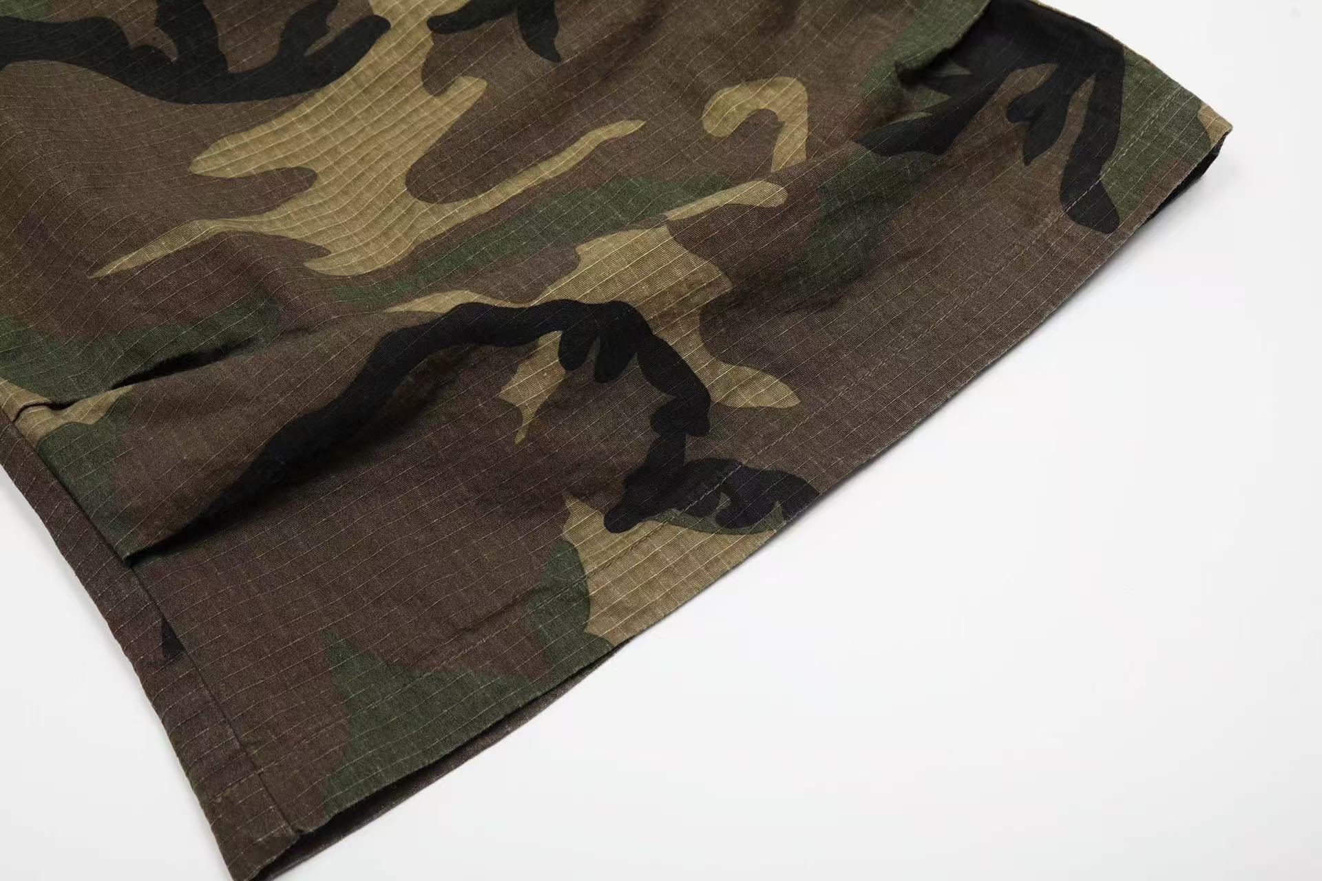 Camo Knee-Length Shorts
