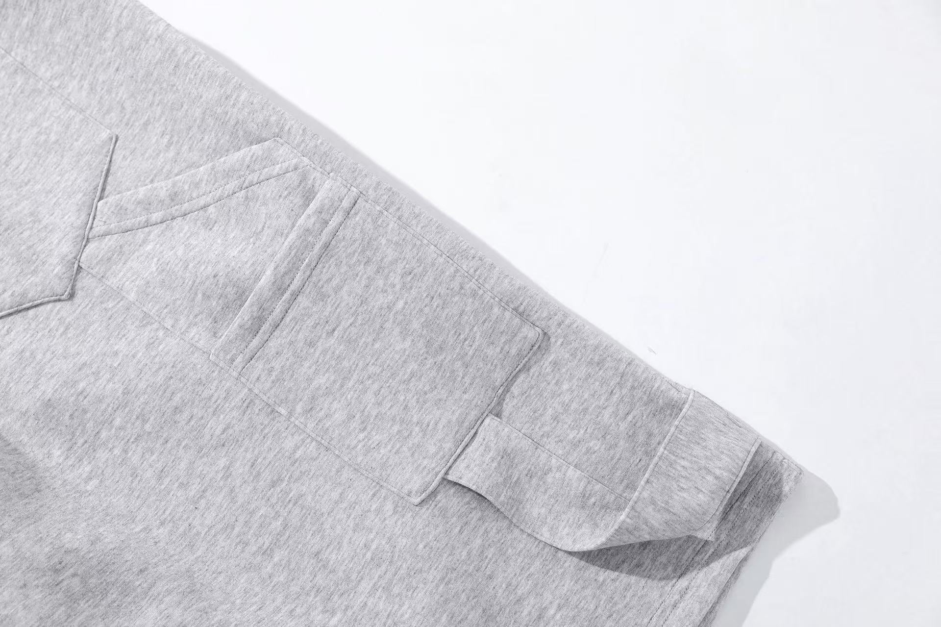 Embroidered Knee-Length Jogger Shorts
