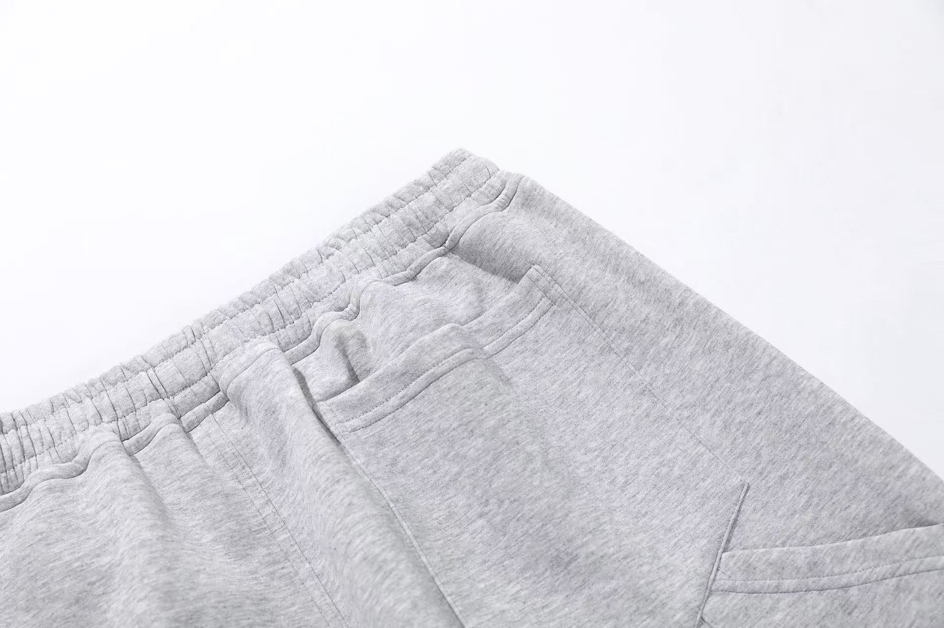 Embroidered Knee-Length Jogger Shorts