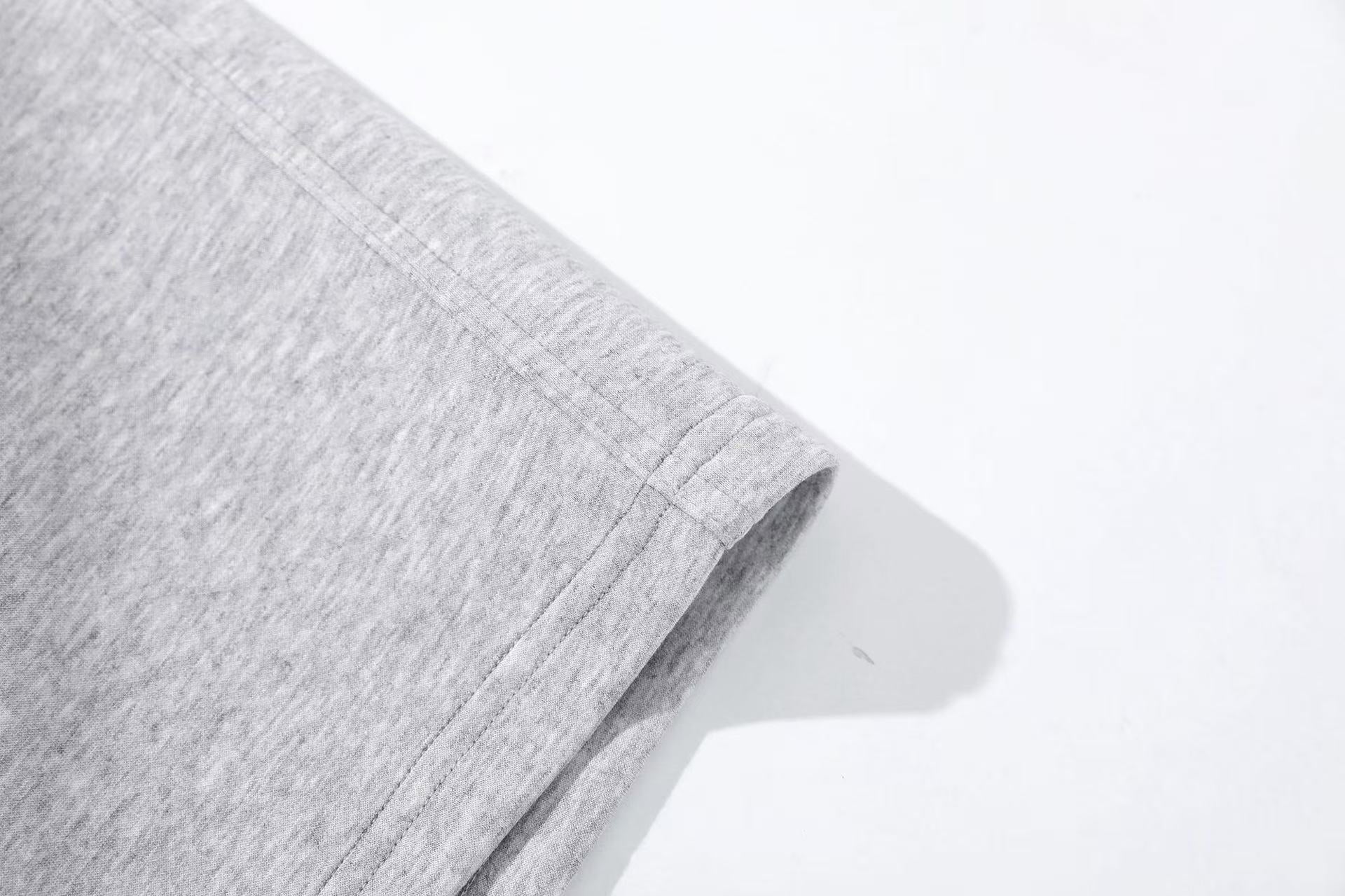 Embroidered Knee-Length Jogger Shorts