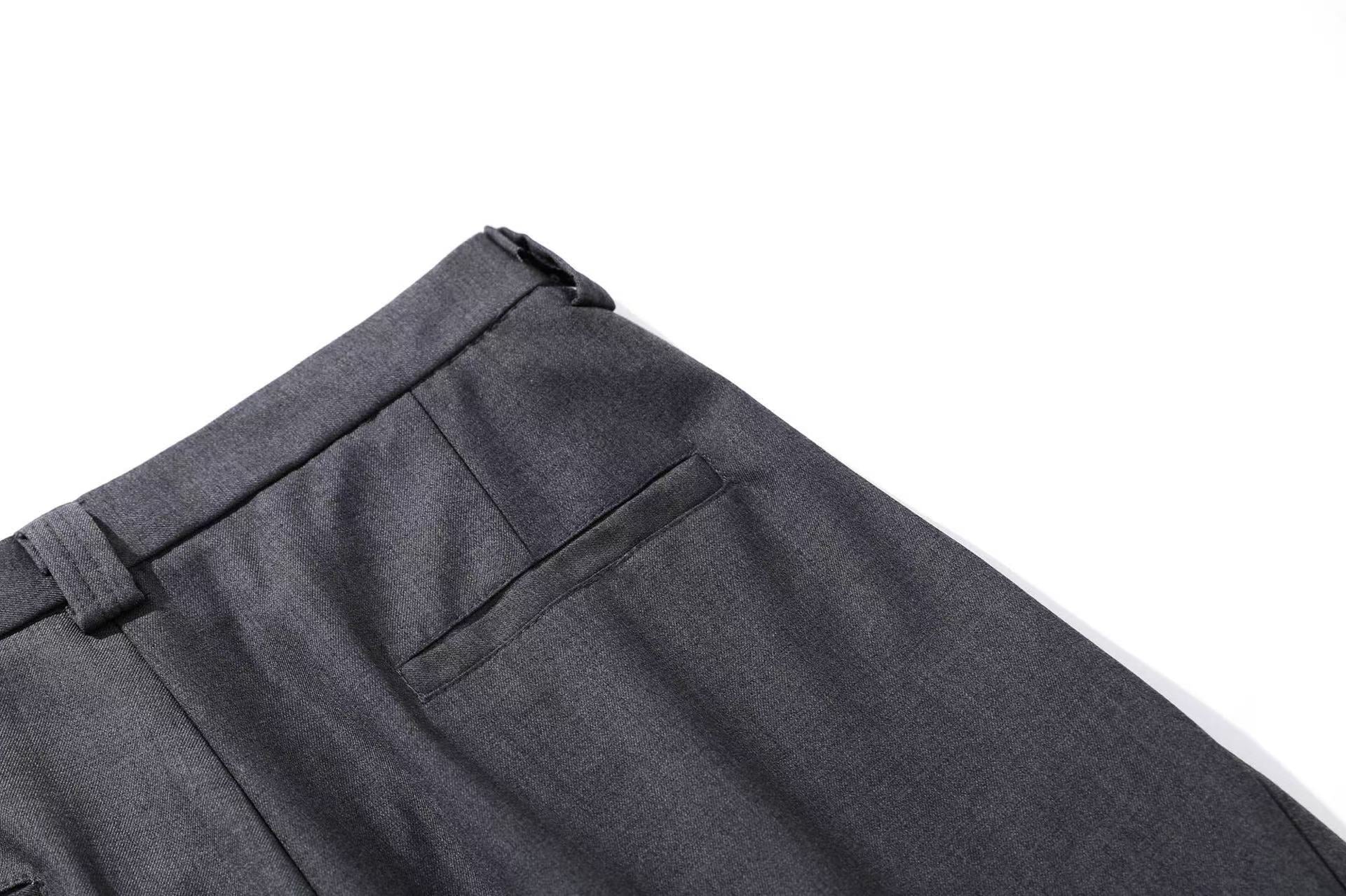 Wide-Leg Knee-Length Slacks Shorts