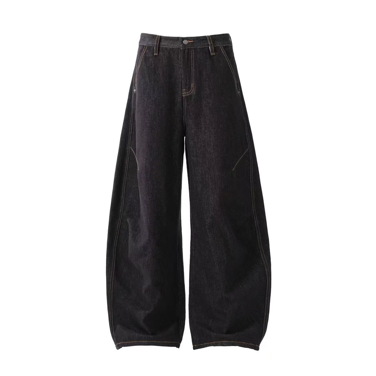 Wide-Leg Baggy Jeans