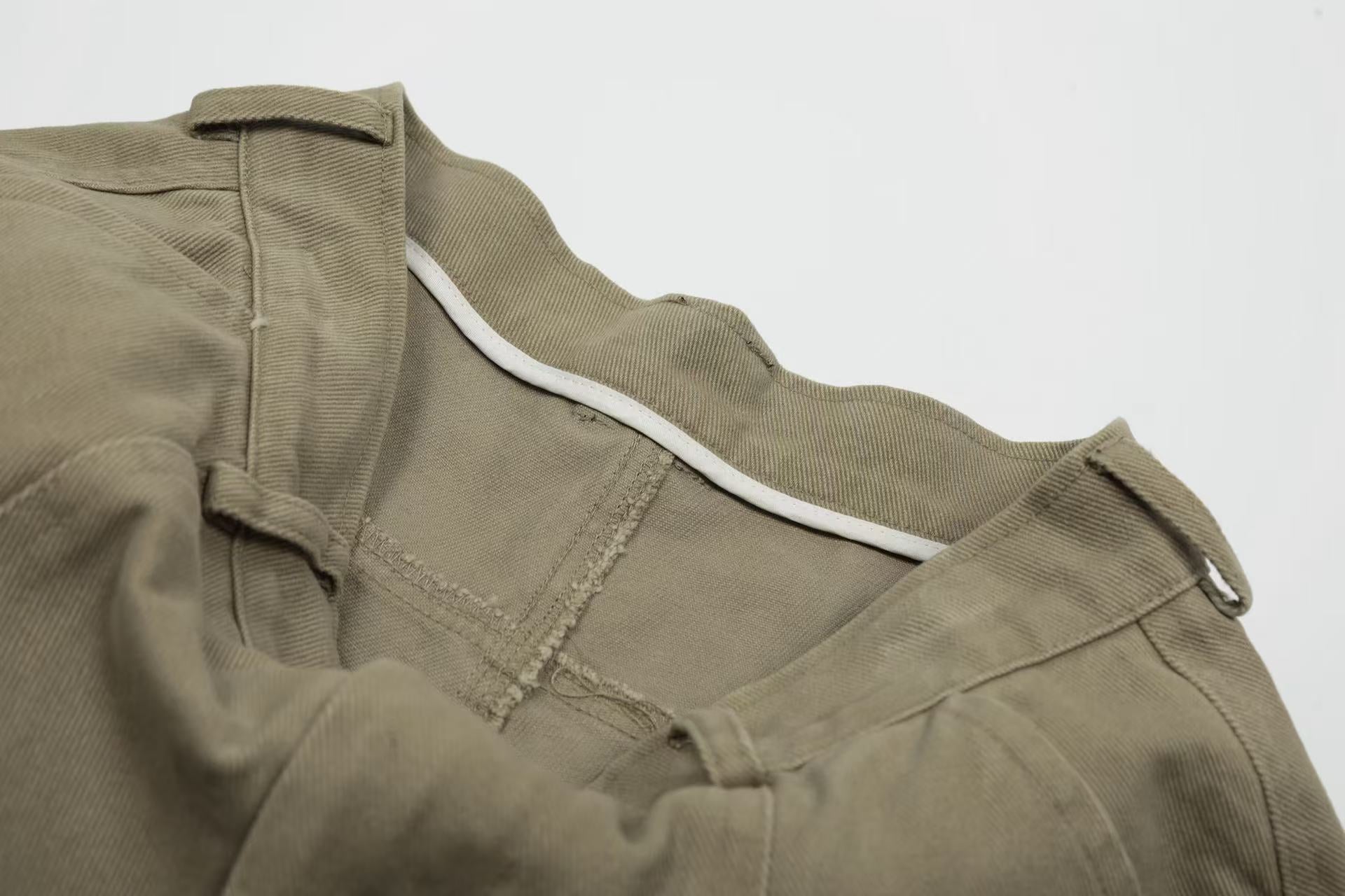 Wide-Leg Baggy Cargo Pants