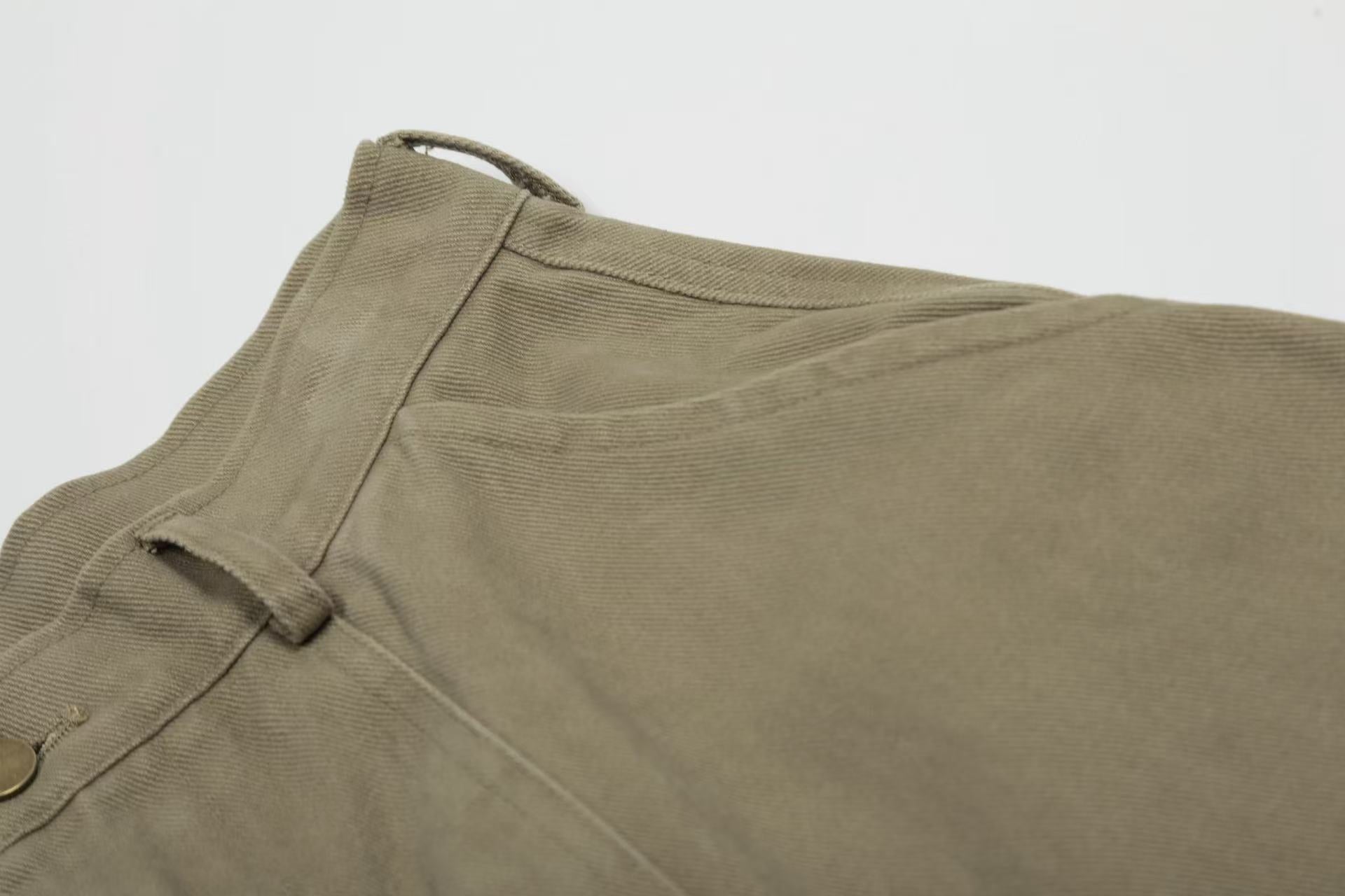 Wide-Leg Baggy Cargo Pants