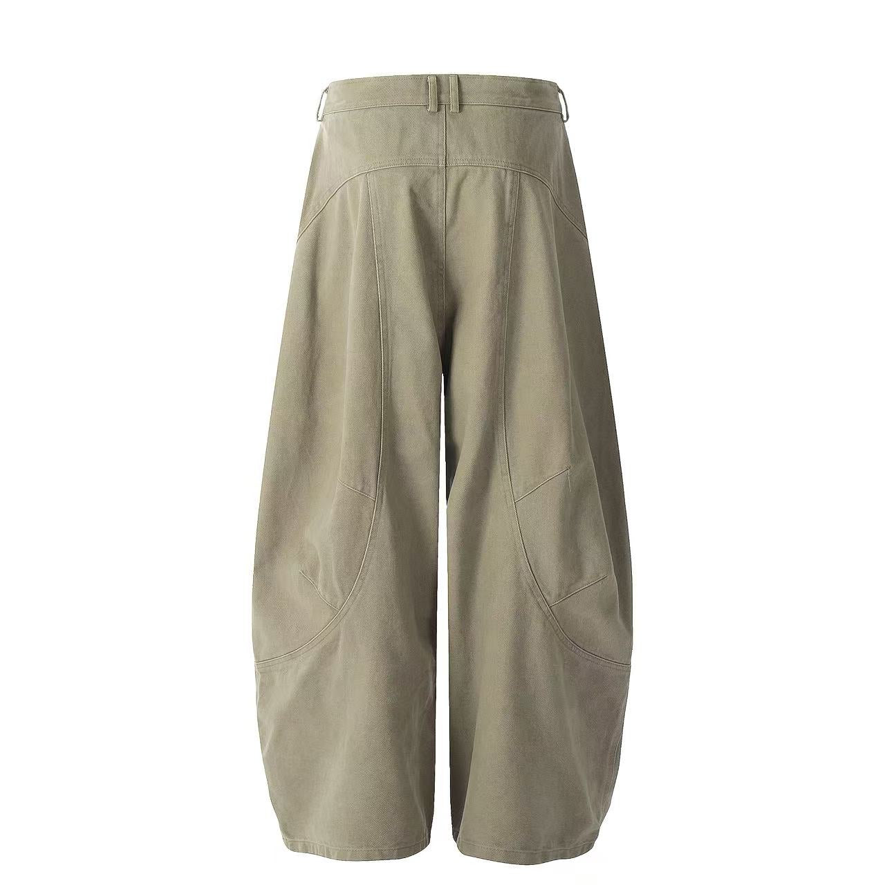 Wide-Leg Baggy Cargo Pants