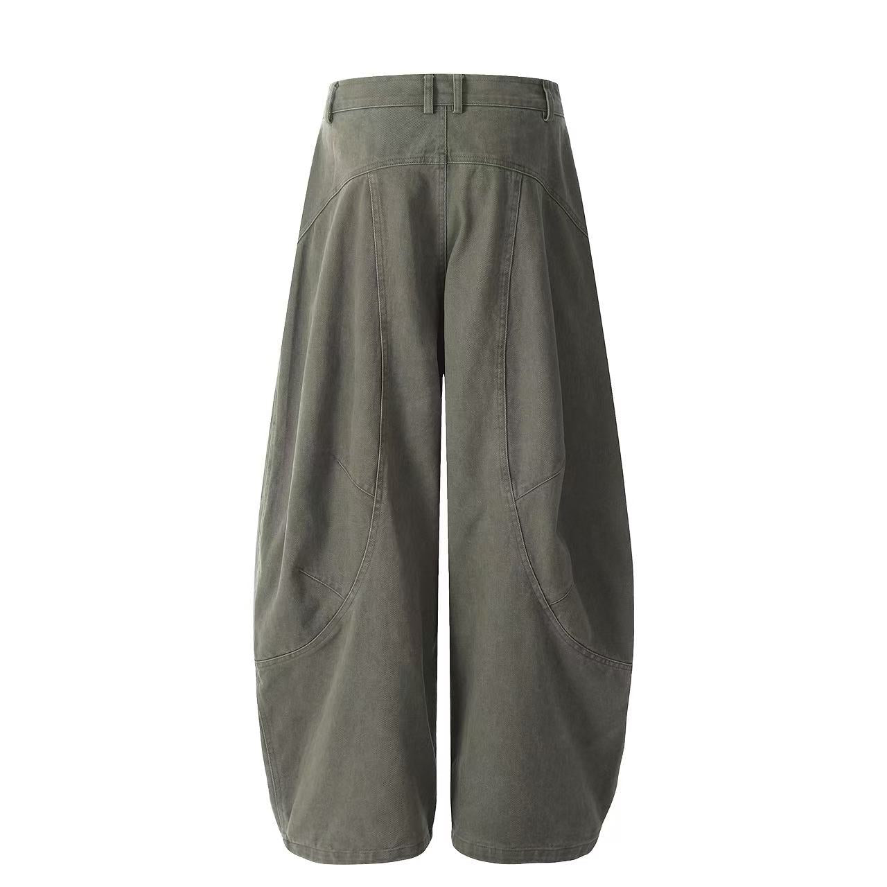 Wide-Leg Baggy Cargo Pants