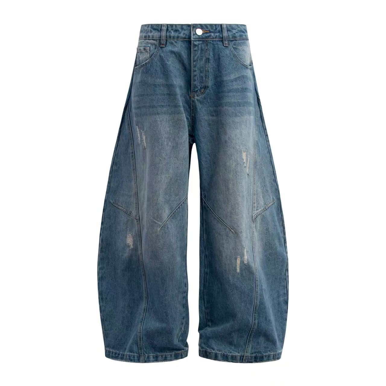 Wide-Leg Baggy Jeans