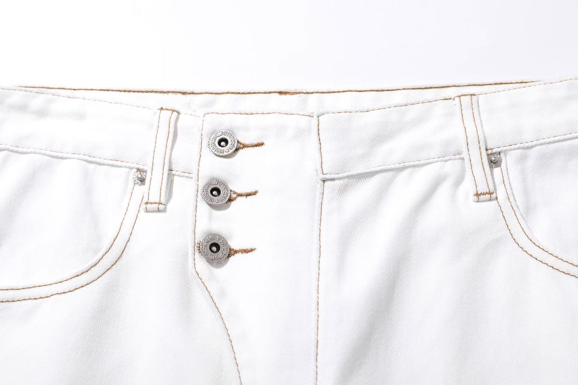 Clean-Fit Wide-Leg Jeans