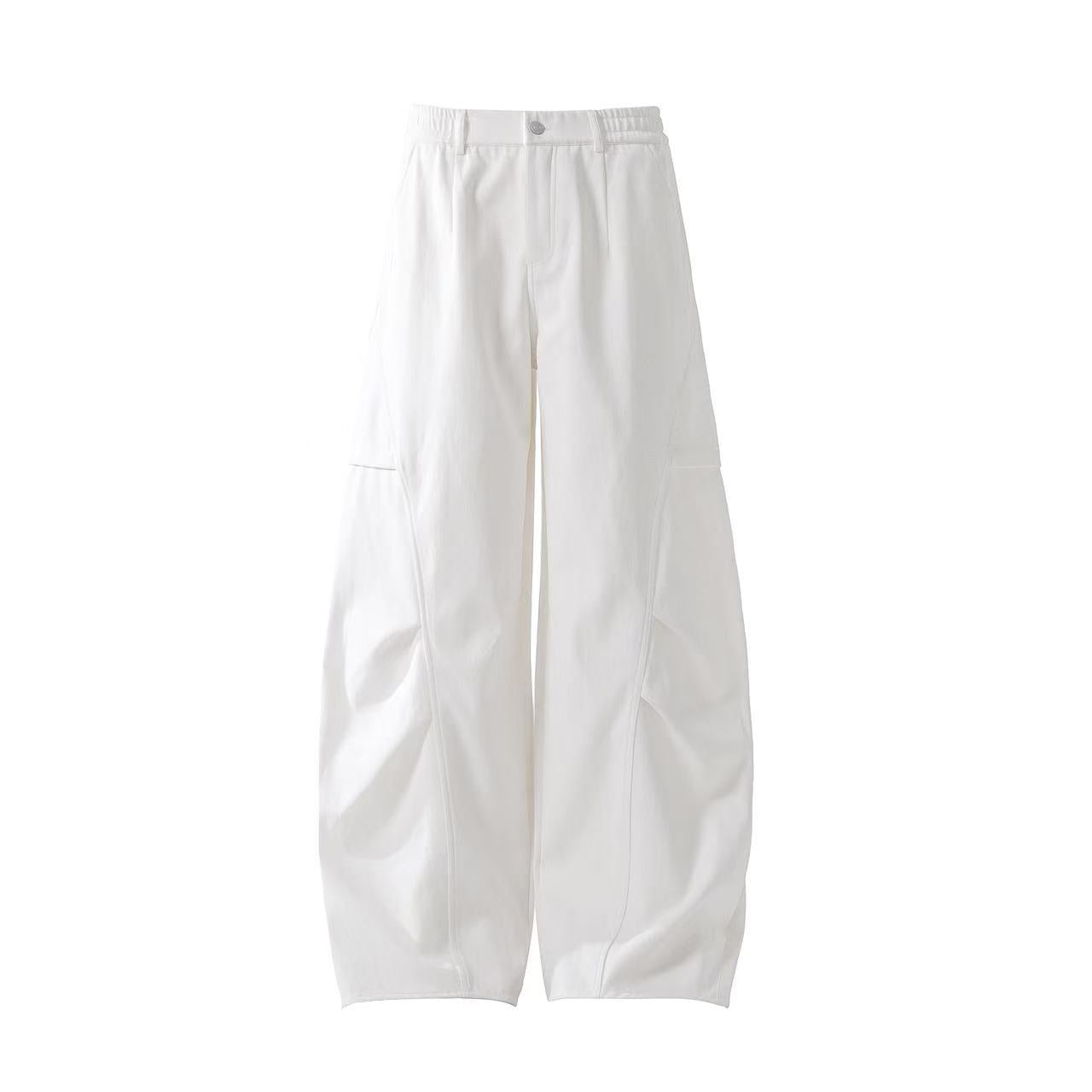 Wide-Leg Baggy Cargo Pants