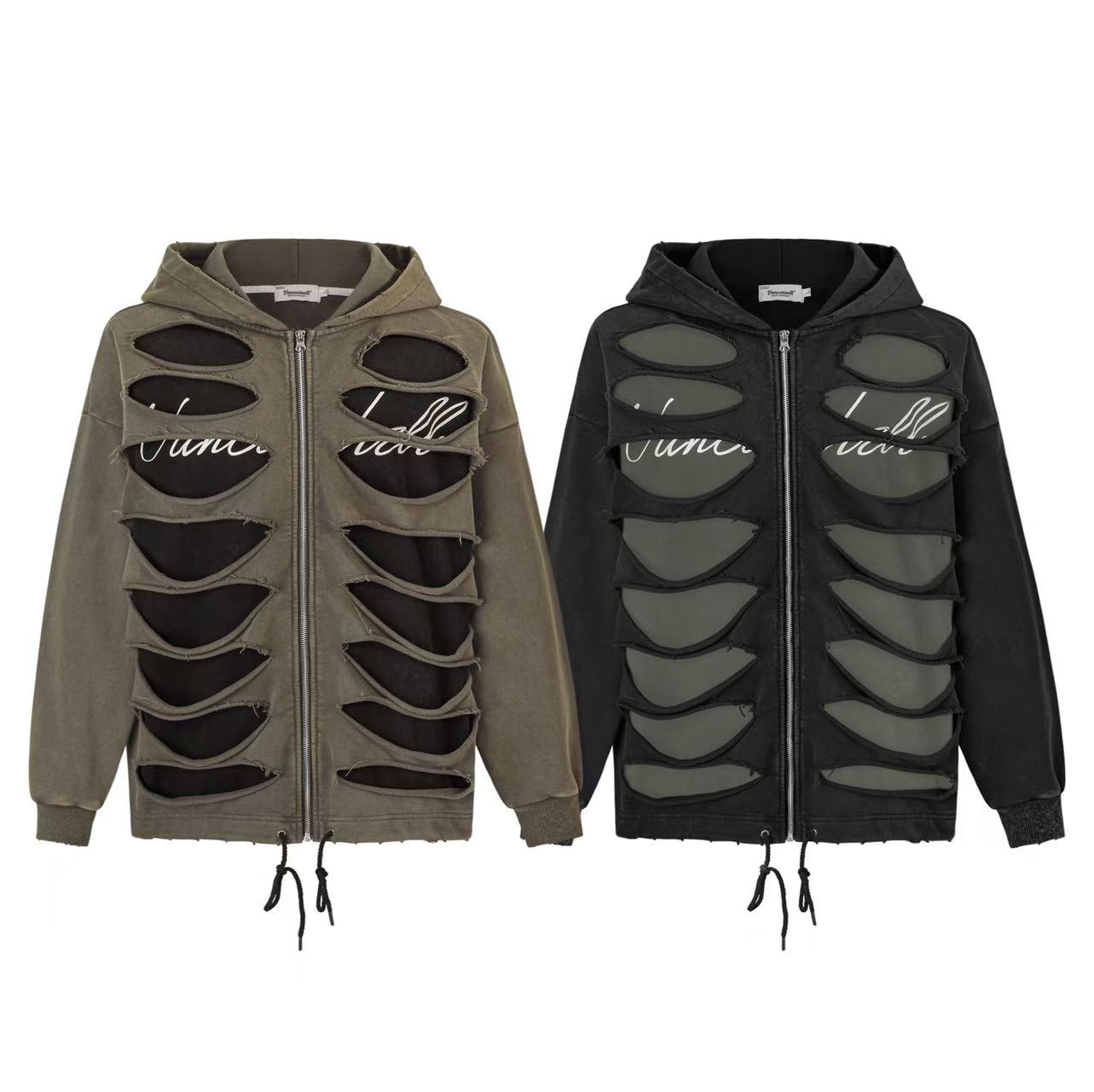 Street Style Zip-Up Hoodie