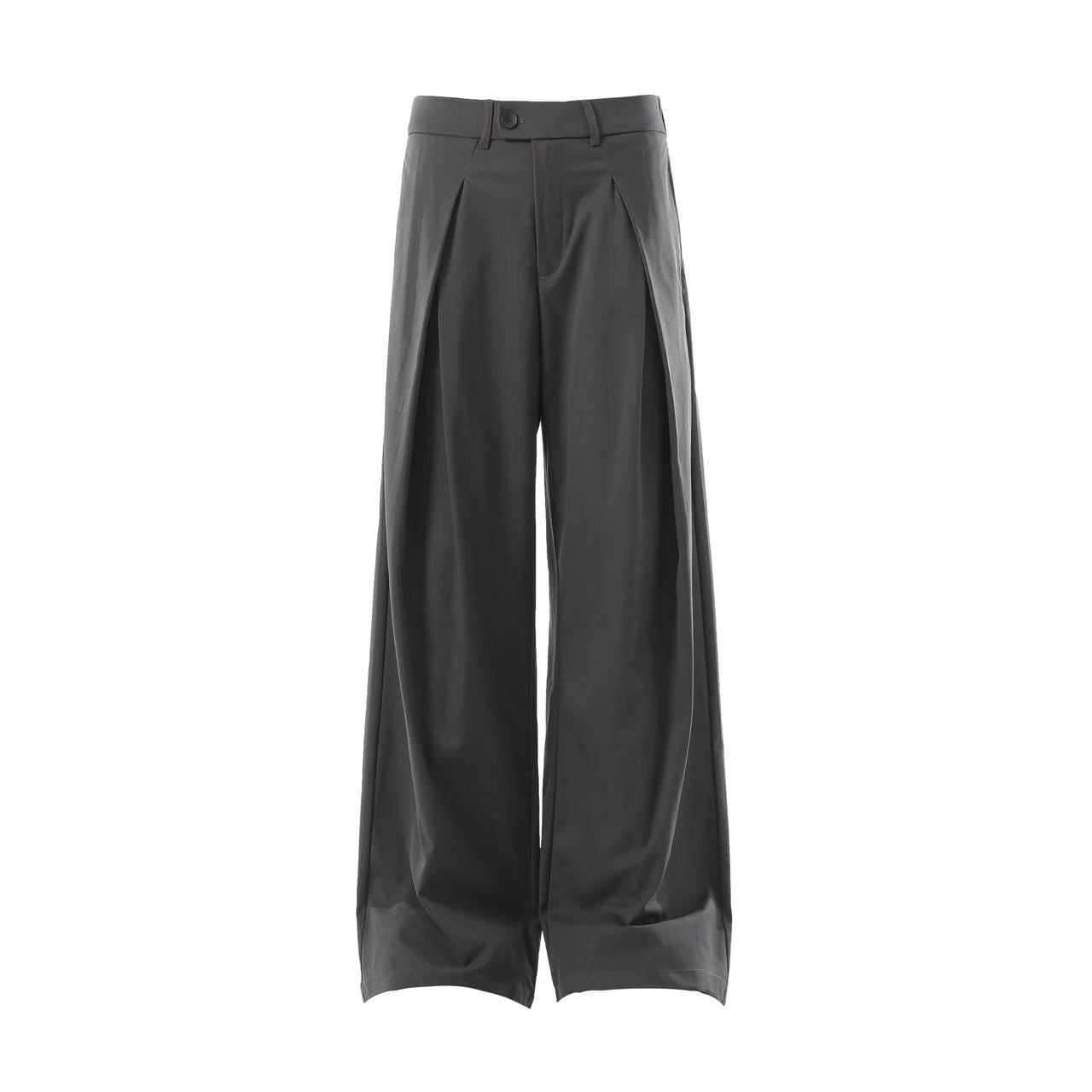 Wide-Leg Suit Pants