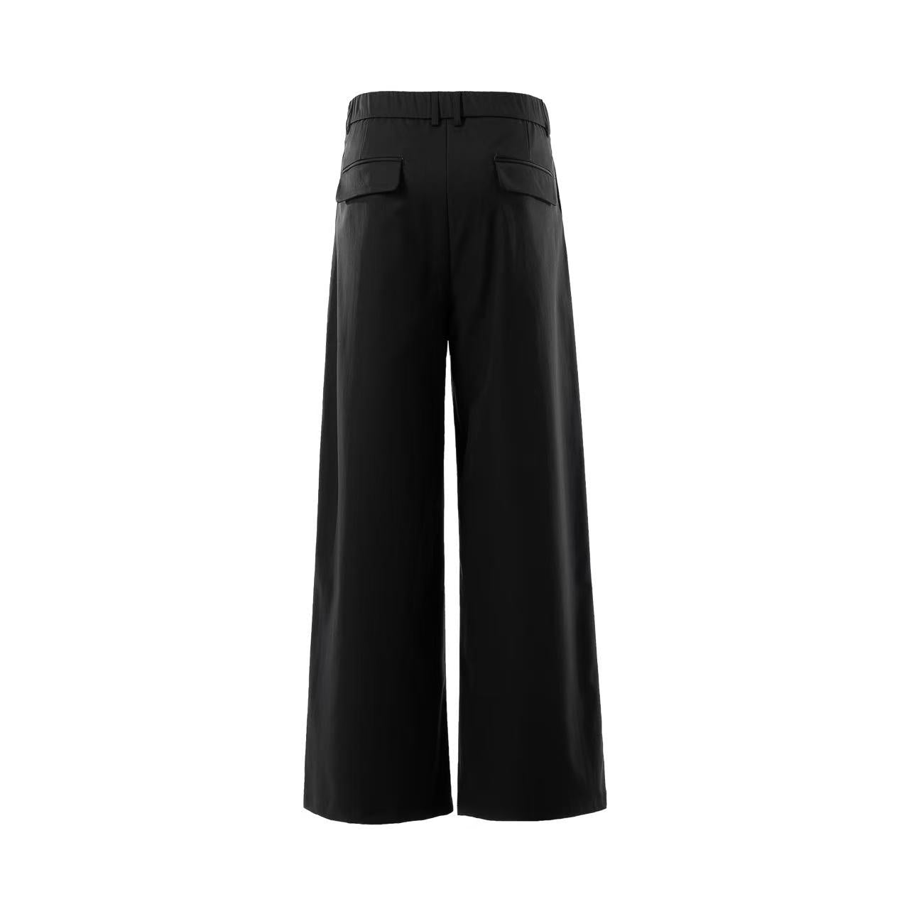 Wide-Leg Suit Pants