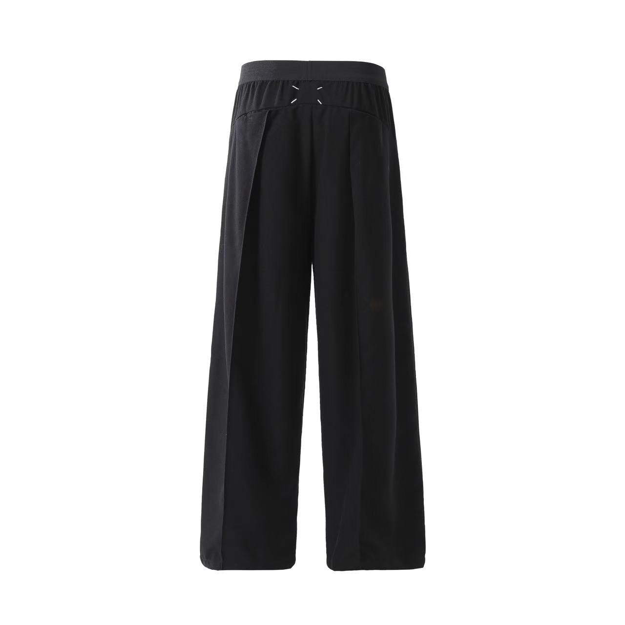 Elastic Waist Suit Pants