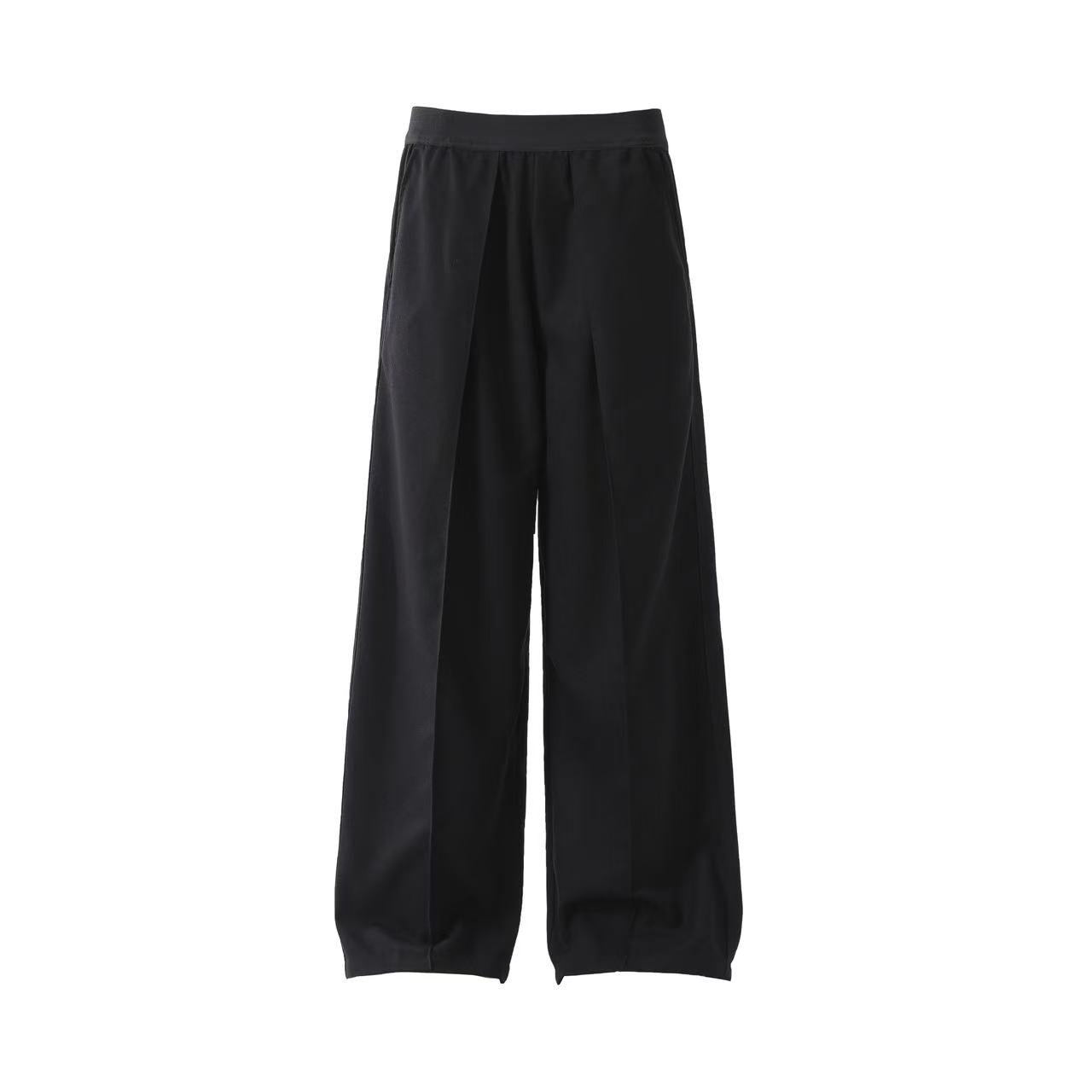 Elastic Waist Suit Pants