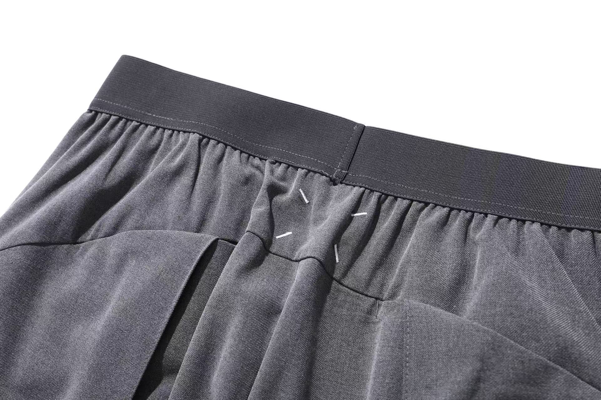 Elastic Waist Suit Pants