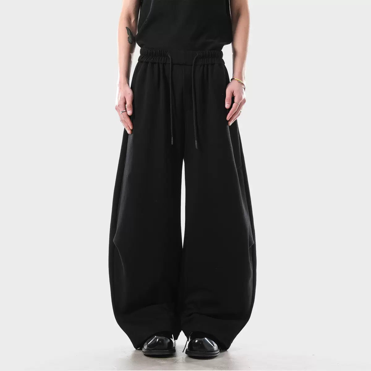 Street Style Wide-Leg Sweatpants