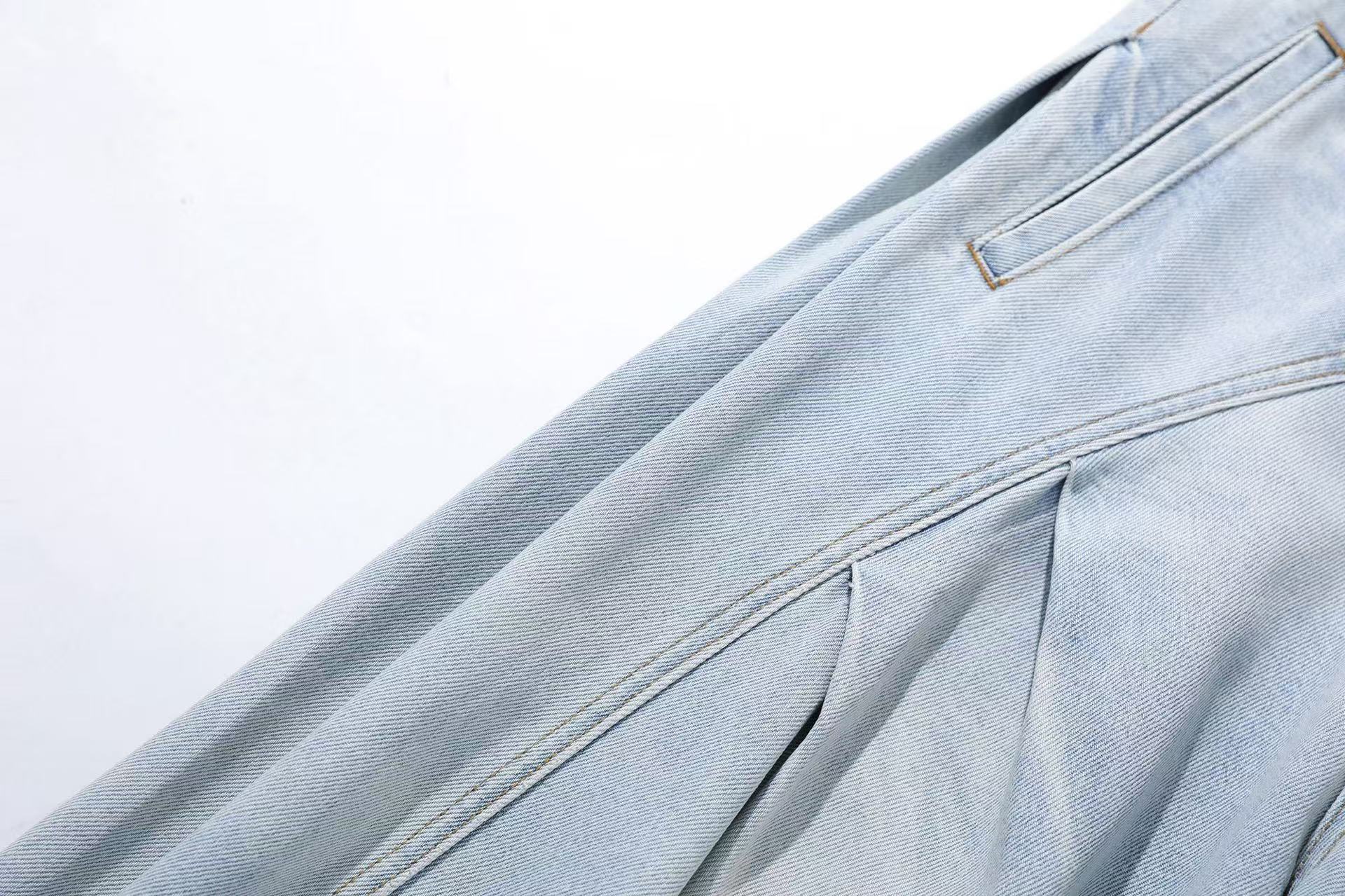 Washed Wide-Leg Baggy Jeans