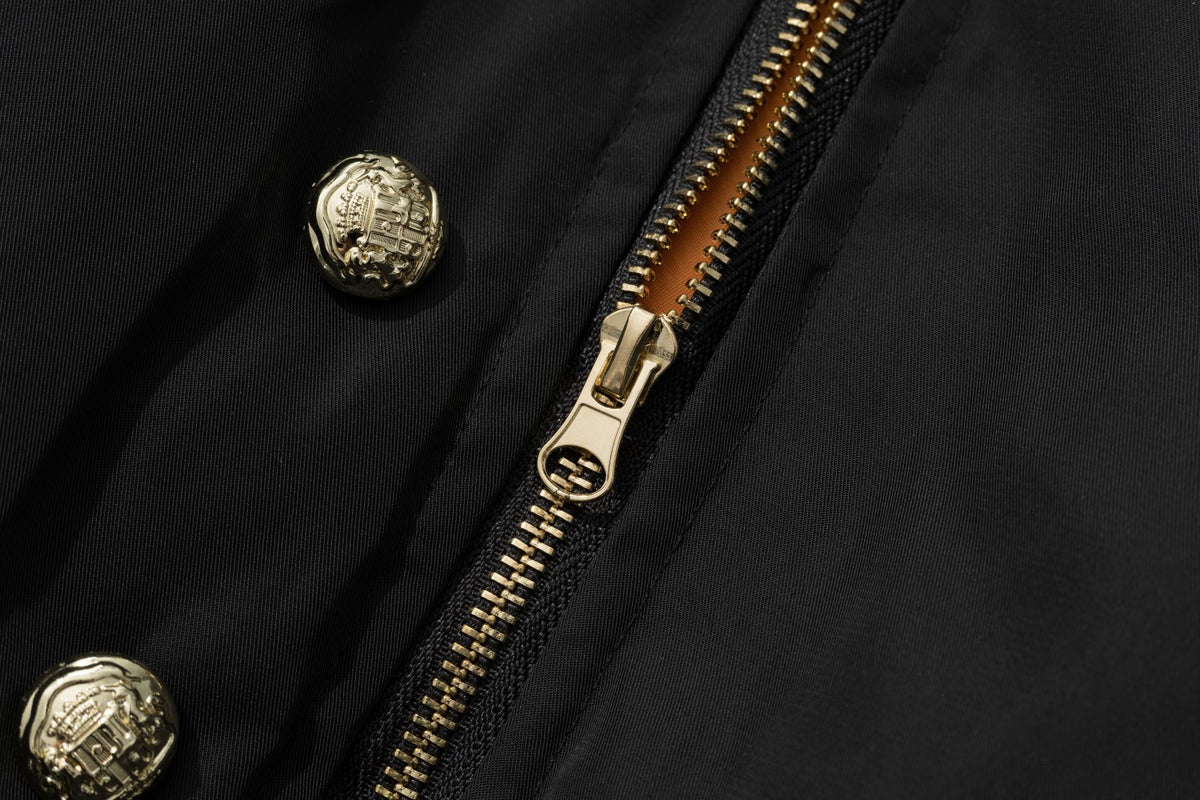 Streetwear Military Decor Bomber Jacket