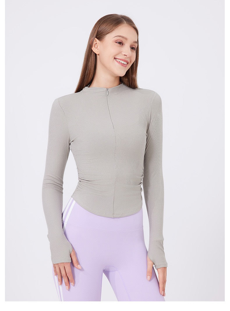 Half-Zip Workout Top