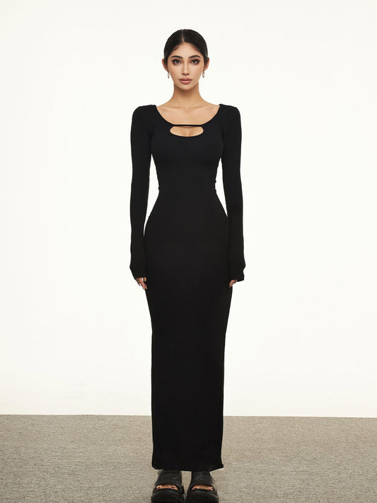 Elegant Black Maxi Dress