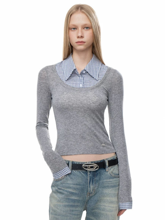 Two-in-One Layered Shirt