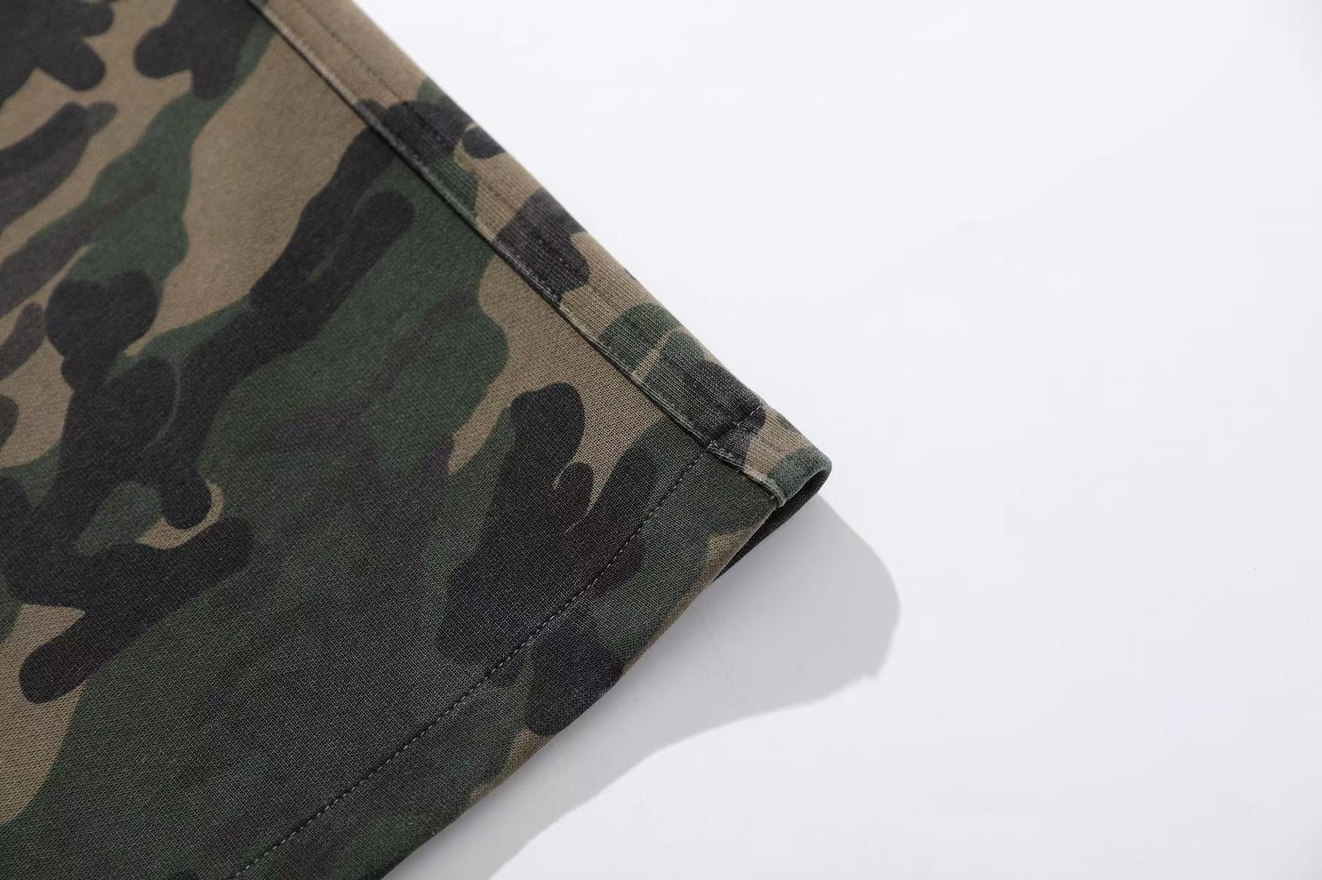 Camo Wide-Leg Sweatpants