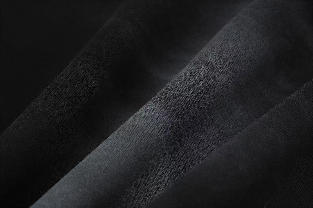 Distressed spray-paint washed hoodie