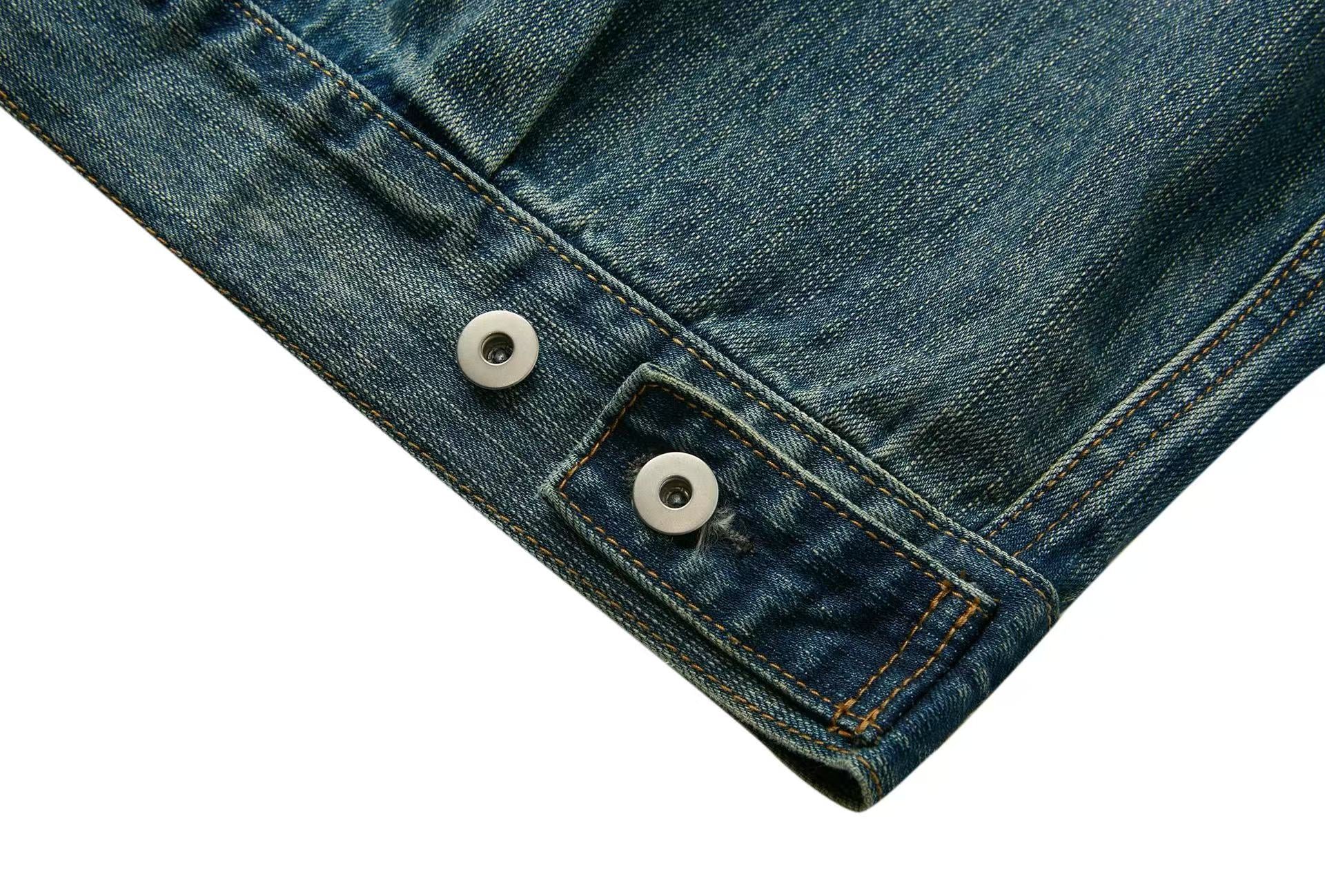 Washed Retro Denim Jacket