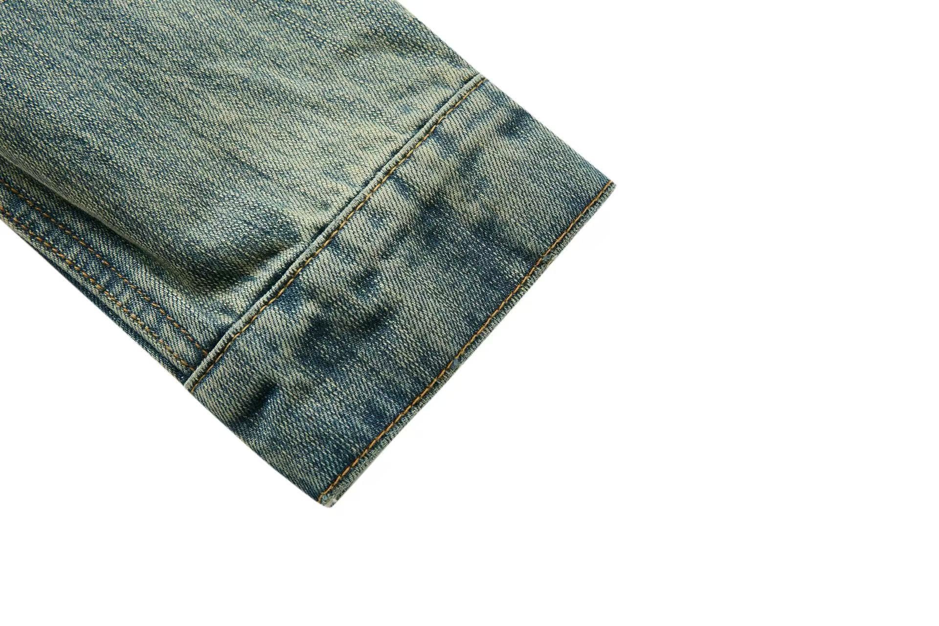 Washed Retro Denim Jacket